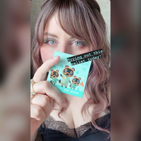 Wavy Medium Brown Purple Dark Roots Ombre Everyday Cosplay Wig with Wispy Bangs - Picture 7 of 8